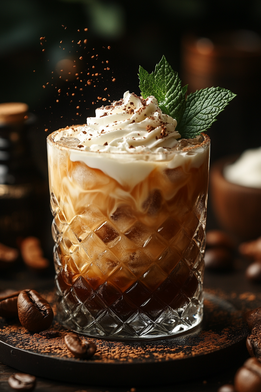 The Perky Penguin: A Refreshing Iced Coffee with a Minty Twist