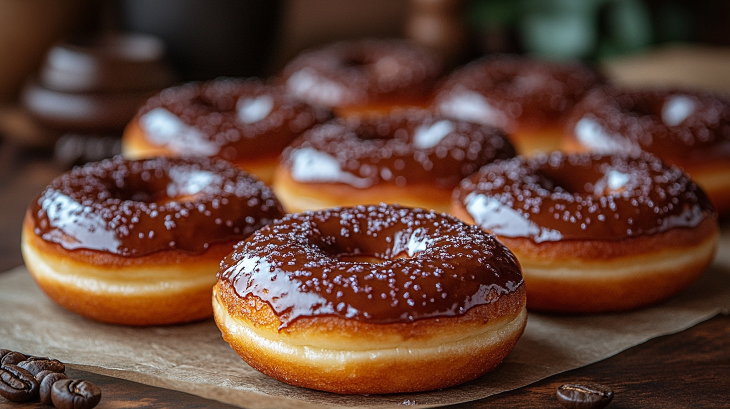 Coffee-Glazed Donuts – Soft, Fluffy Donuts With A Sweet Coffee Glaze