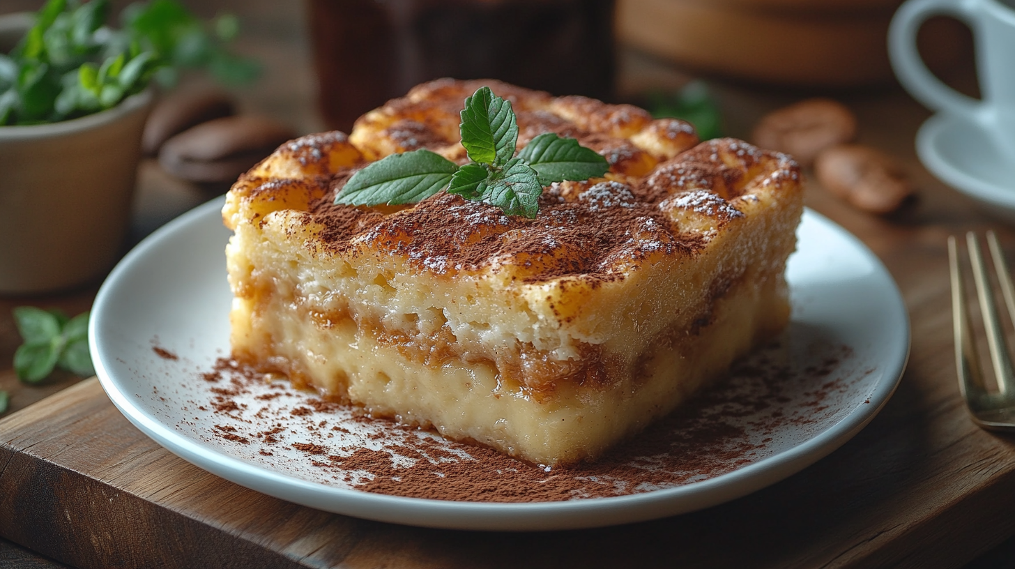 Coffee Bread Pudding – A comforting dessert made with coffee