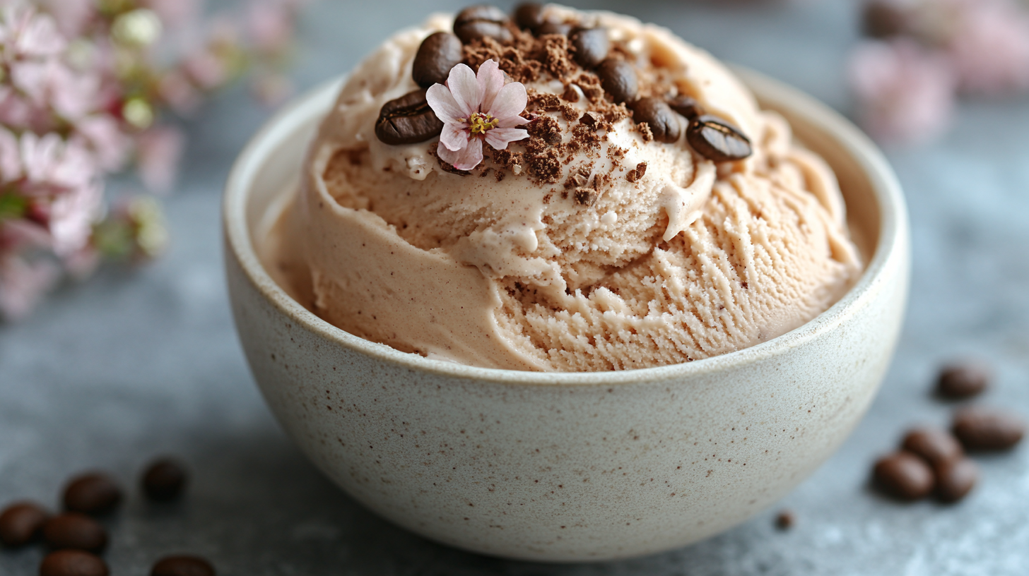 Coffee Ice Cream – Creamy and smooth homemade ice cream