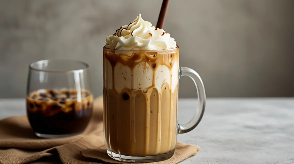 2 Minutes Homemade Vanilla Iced Coffee